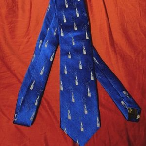 Pierre Cardin blue satin tie